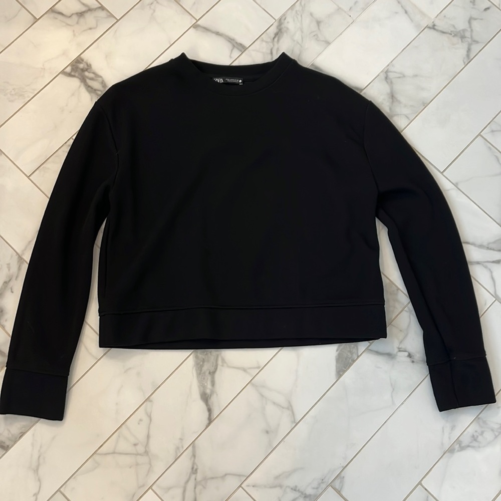 Zara knit crop sweater